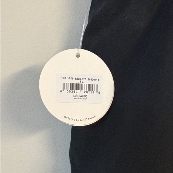 BNWT Offline Women's Black Period Shorts size L $49.95USD - Picture 5 of 5